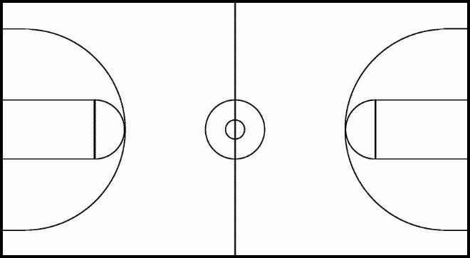 Basketball Court Blank Clipart Best