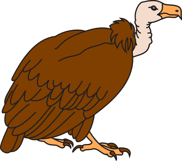 Free Brown Vulture Clip Art