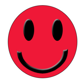 Red Smiley Face