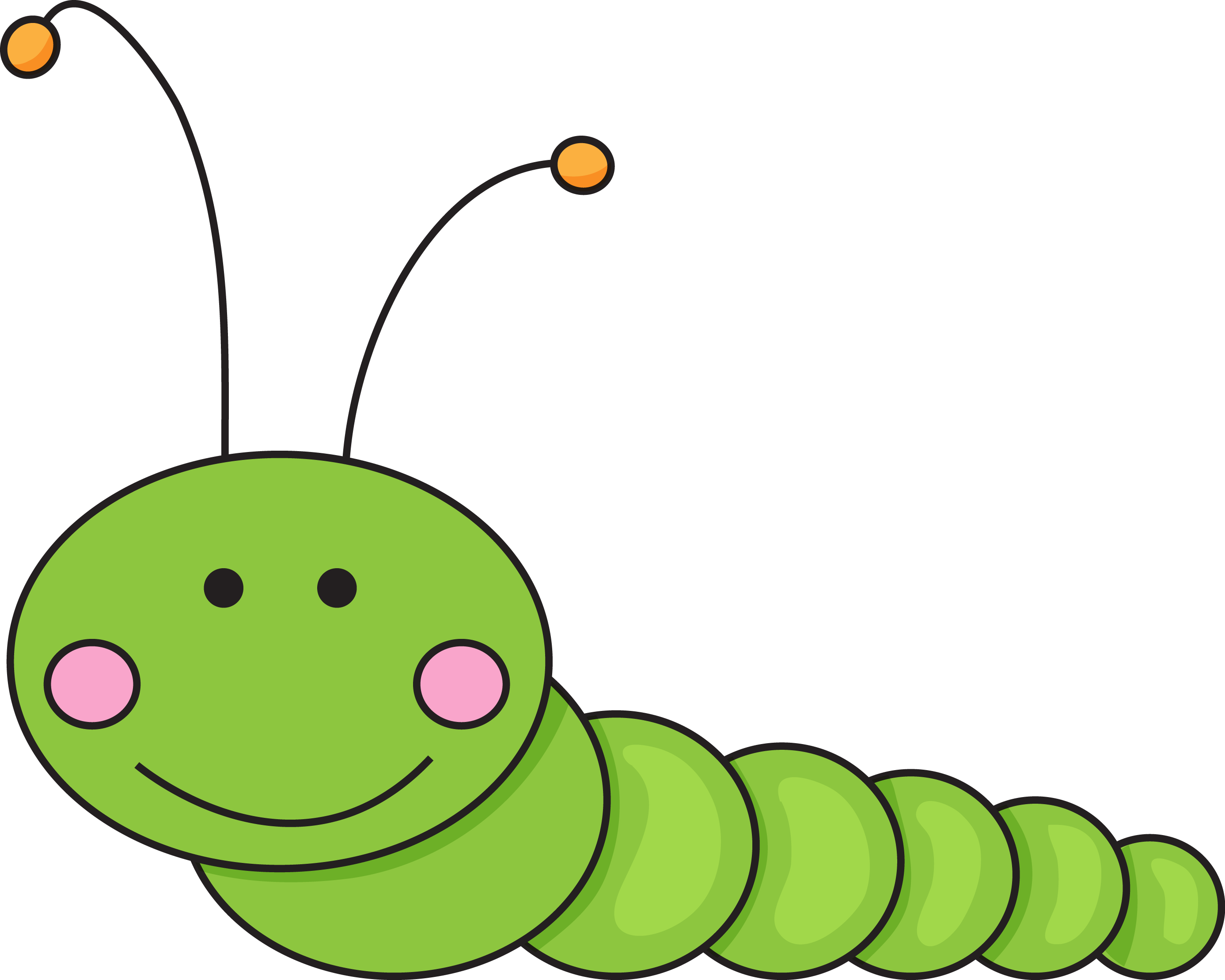 Clipart Caterpillar - Tumundografico