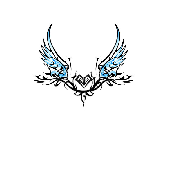 1000+ images about wings | Initials, Cross tattoos ...