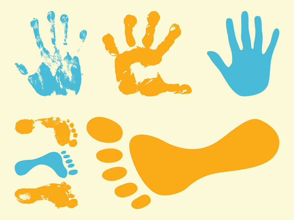 Free Vector Baby Handprint | Free Download Clip Art | Free Clip ...