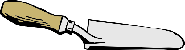 571 views Garden Trowel Clip Art - vector clip art online ...