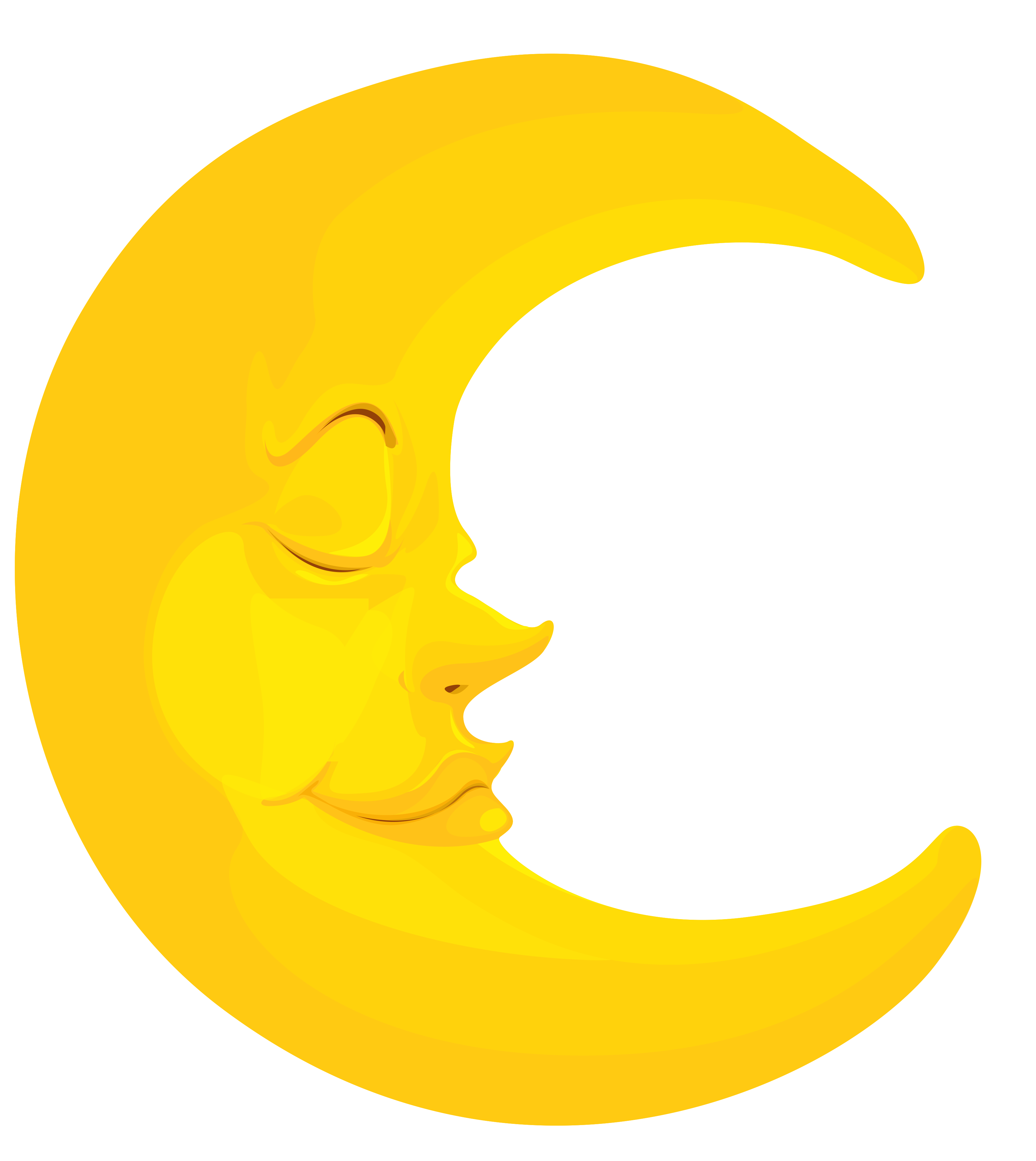 Transparent Moon PNG Clipart Picture