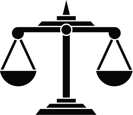 Justice Scales Vector Clip Art, Vector Images & Illustrations