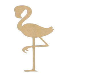 Wood flamingo | Etsy