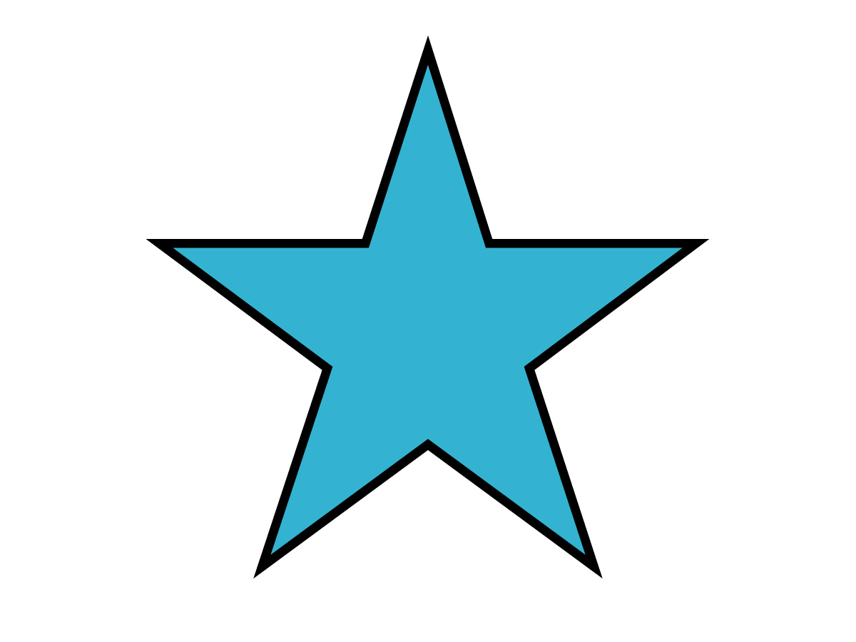 Clipart star shape