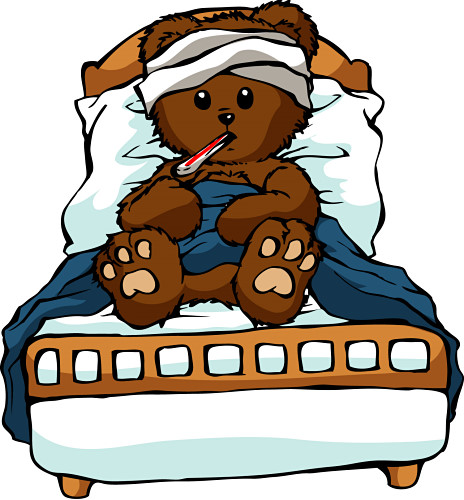 home sick clipart - photo #3