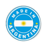 made in argentina country flag label iPhone 5 cases from Zazzle.
