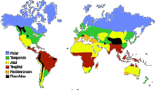 Map of the Week: Map of the Week - World Climate Zones