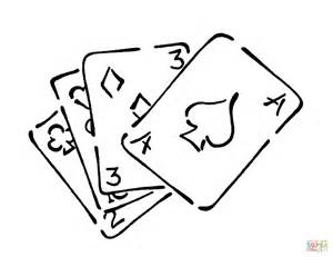 461 views Playimg Cards Coloring Pages Coloring Pages