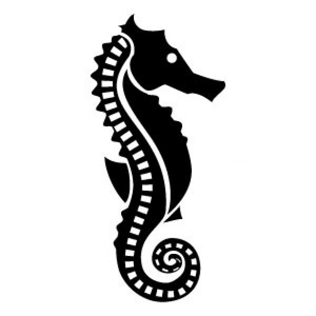 Seahorse Silhouettes - ClipArt Best