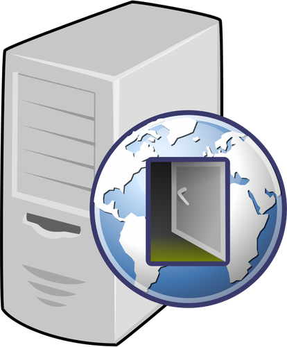 World wide web server icon vector drawing | Public domain vectors