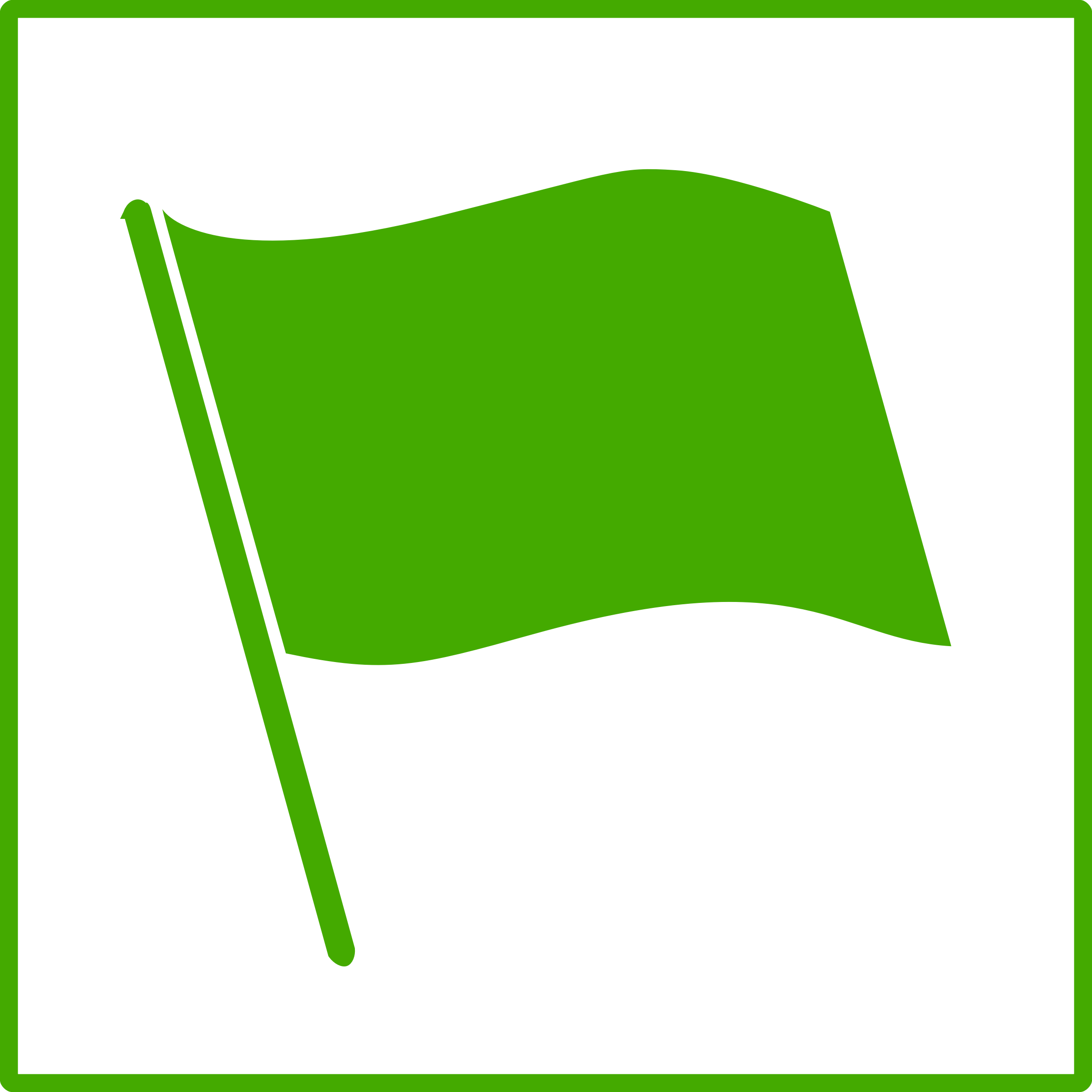 Clipart - eco green flag icon