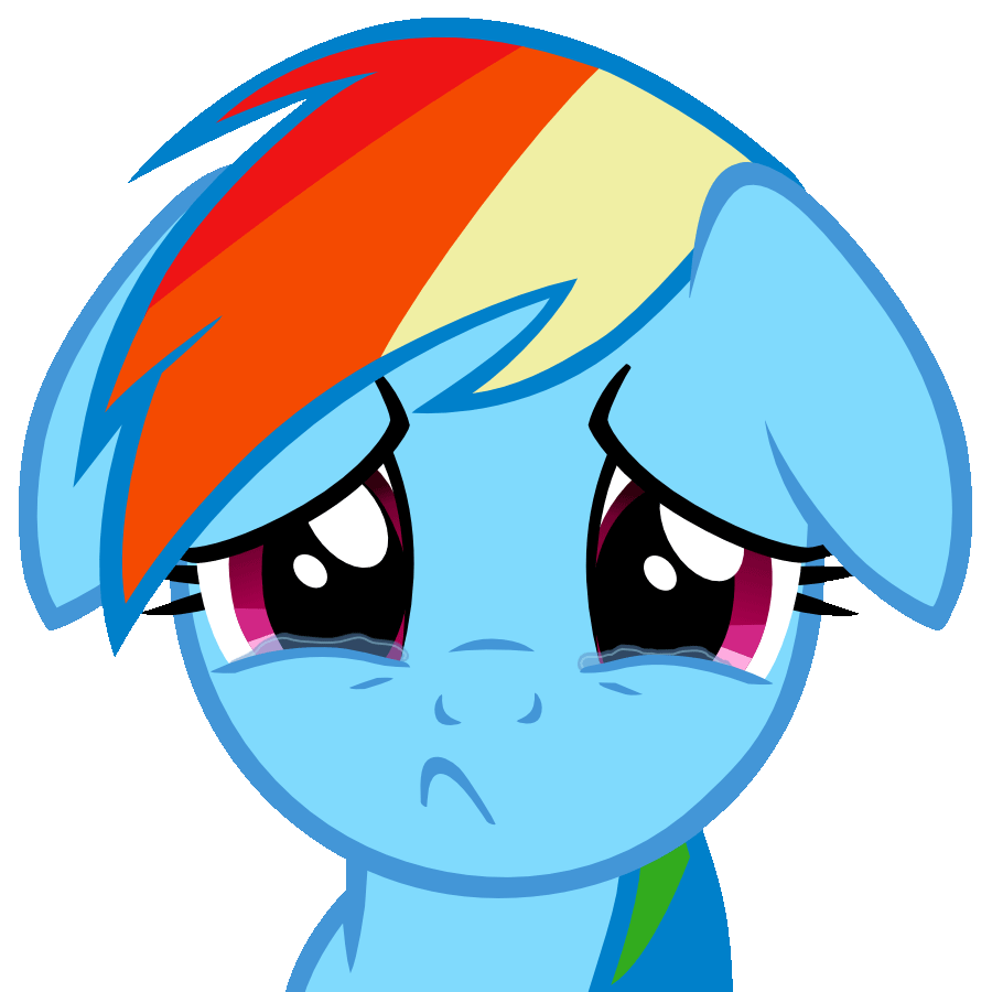 My Little Pony Sad Face - ClipArt Best