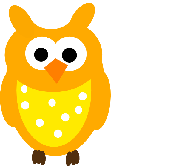 clip art orange owl - photo #14