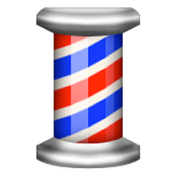 ð??? Barber Pole Emoji (U+1F488/U+E320)