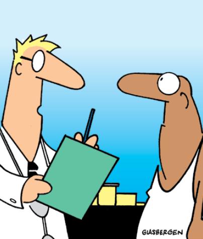 Cartoon-Suffer from Good Health | Physician's Weekly for Medical ...