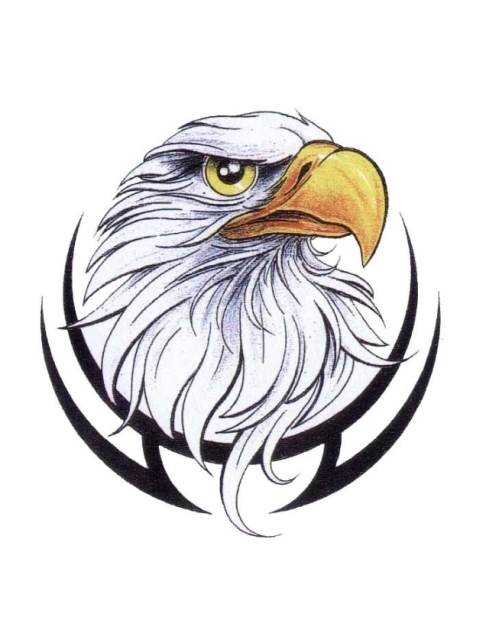 American eagle head in black tribal frame tattoo design ... - ClipArt Best - ClipArt Best American eagle head in black tribal frame tattoo design ... - ClipArt Best - ClipArt Best