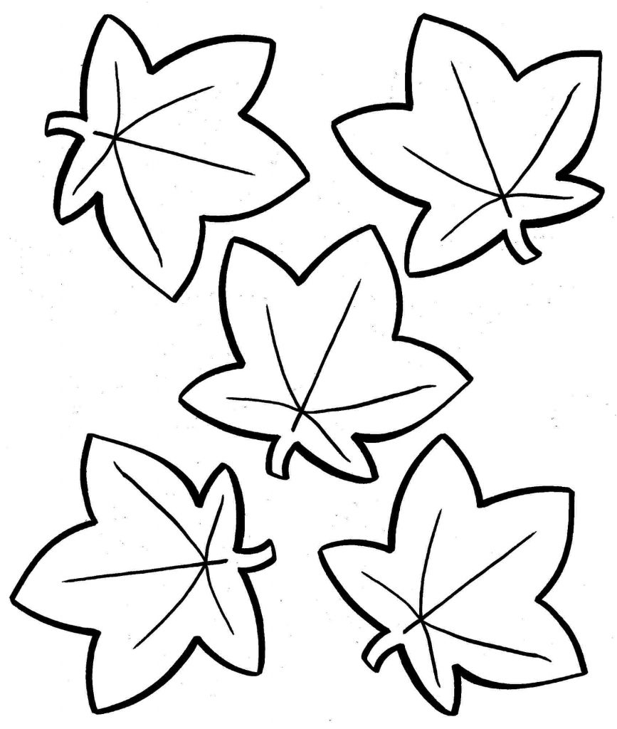 Leaves Coloring Pages - Whataboutmimi.com