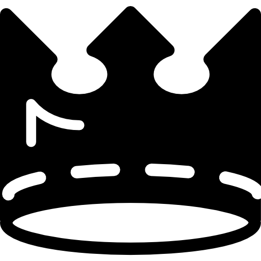 King crown silhouette - Free other icons