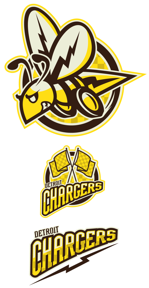 Detroit Chargers: IceHL on Behance