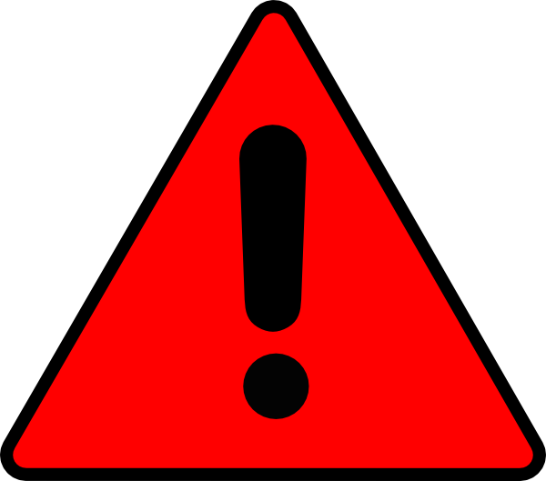 Warning Triangle clip art - vector clip art online, royalty free ...