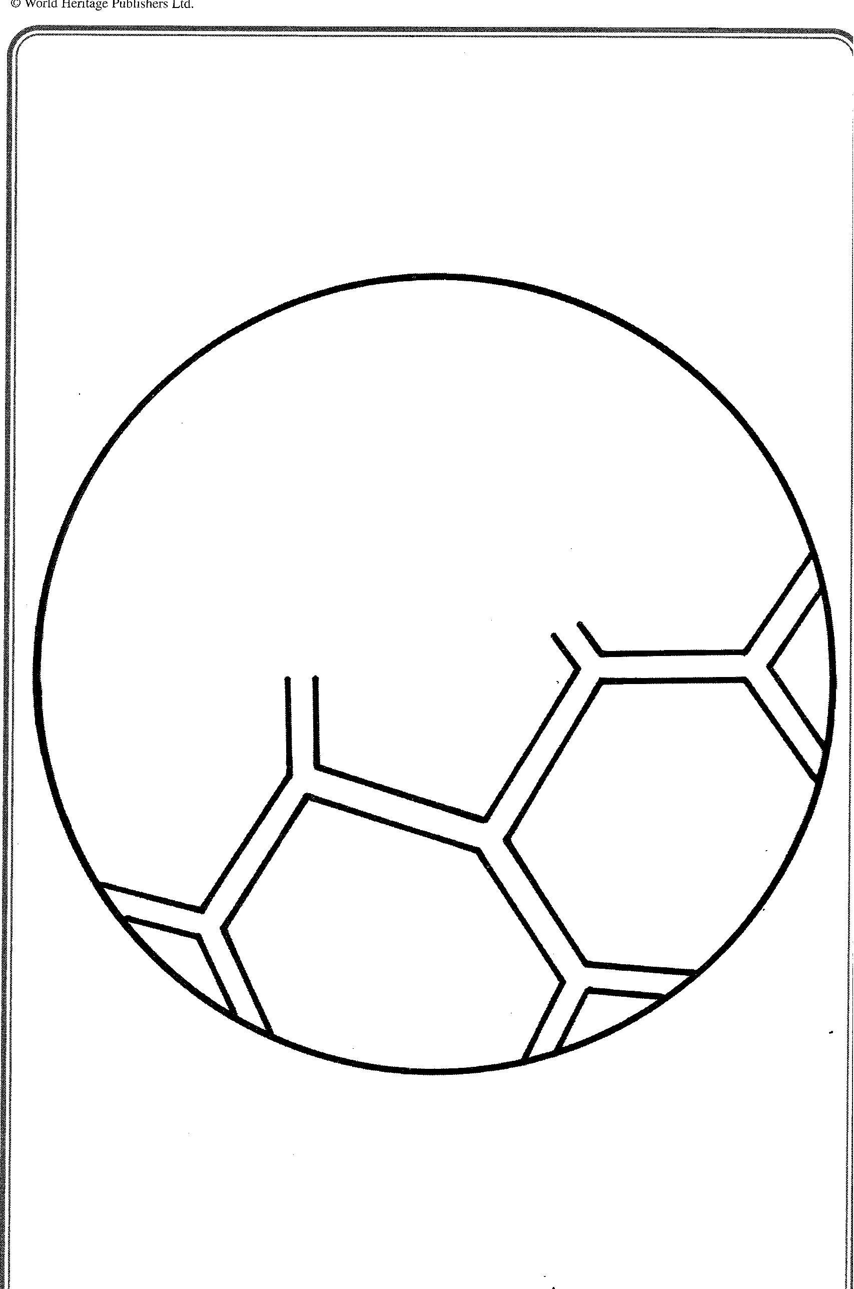 Soccer Ball : Coloring pages for kids by the lebanese World ...