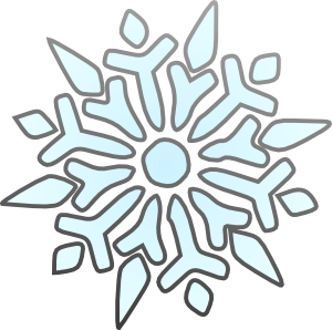 Erik Single Snowflake clip art - vector clip art online, royalty ...