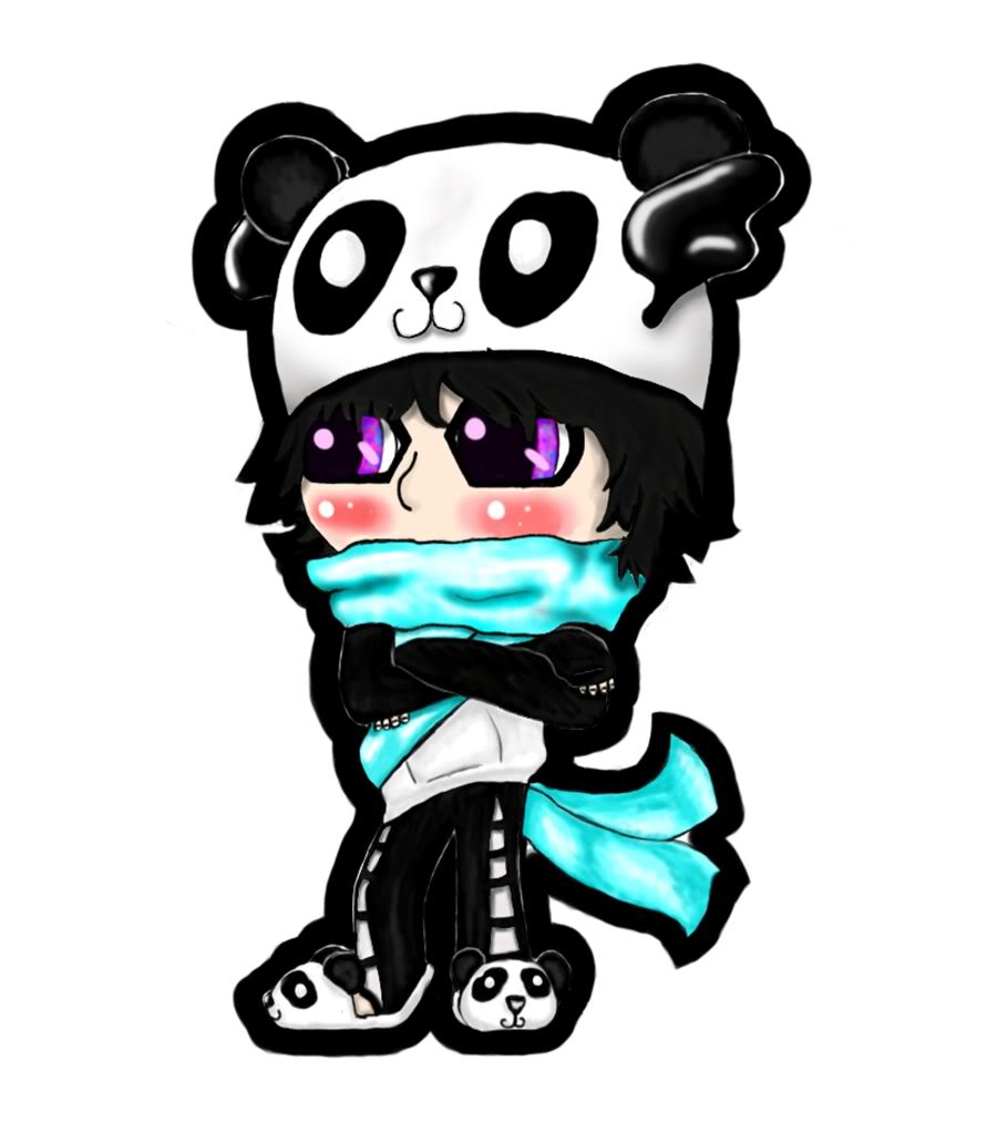 Panda Boy Chibi by manda---panda
