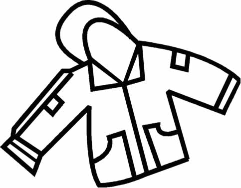 Animations A 2 Z - Coloring pages of winter clothing