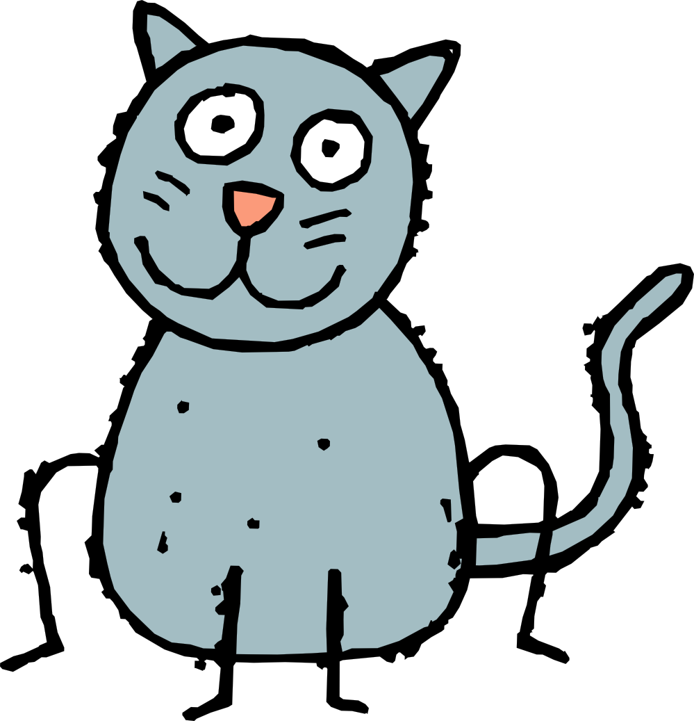 cartoon cat 1 SVG