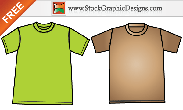 Free Apparel Men's T-shirt Template Design Vector | Download Free ...