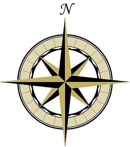 Small Blank Compass Rose - ClipArt Best
