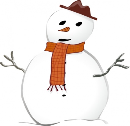 Snowman clip art vector, free vector images