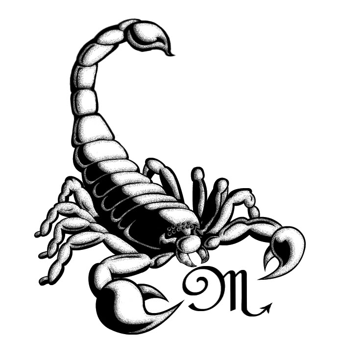 Scorpio Drawing - ClipArt Best