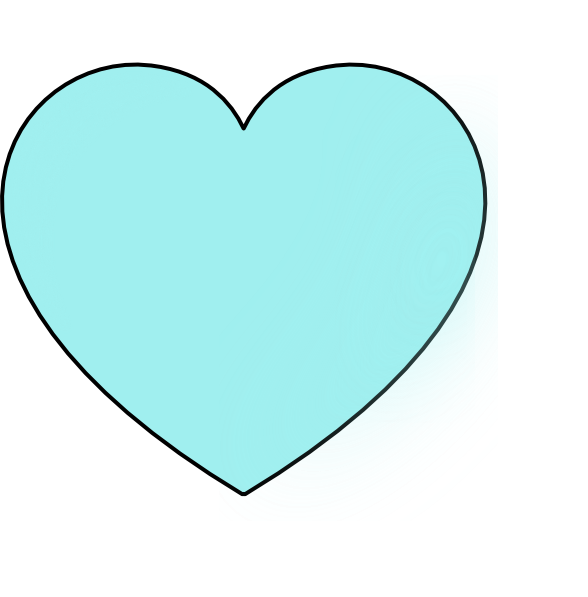 blue heart clip art free - photo #30