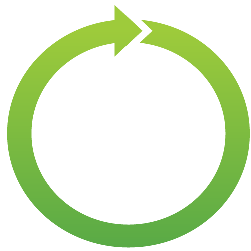 Two-dimensional circular arrow