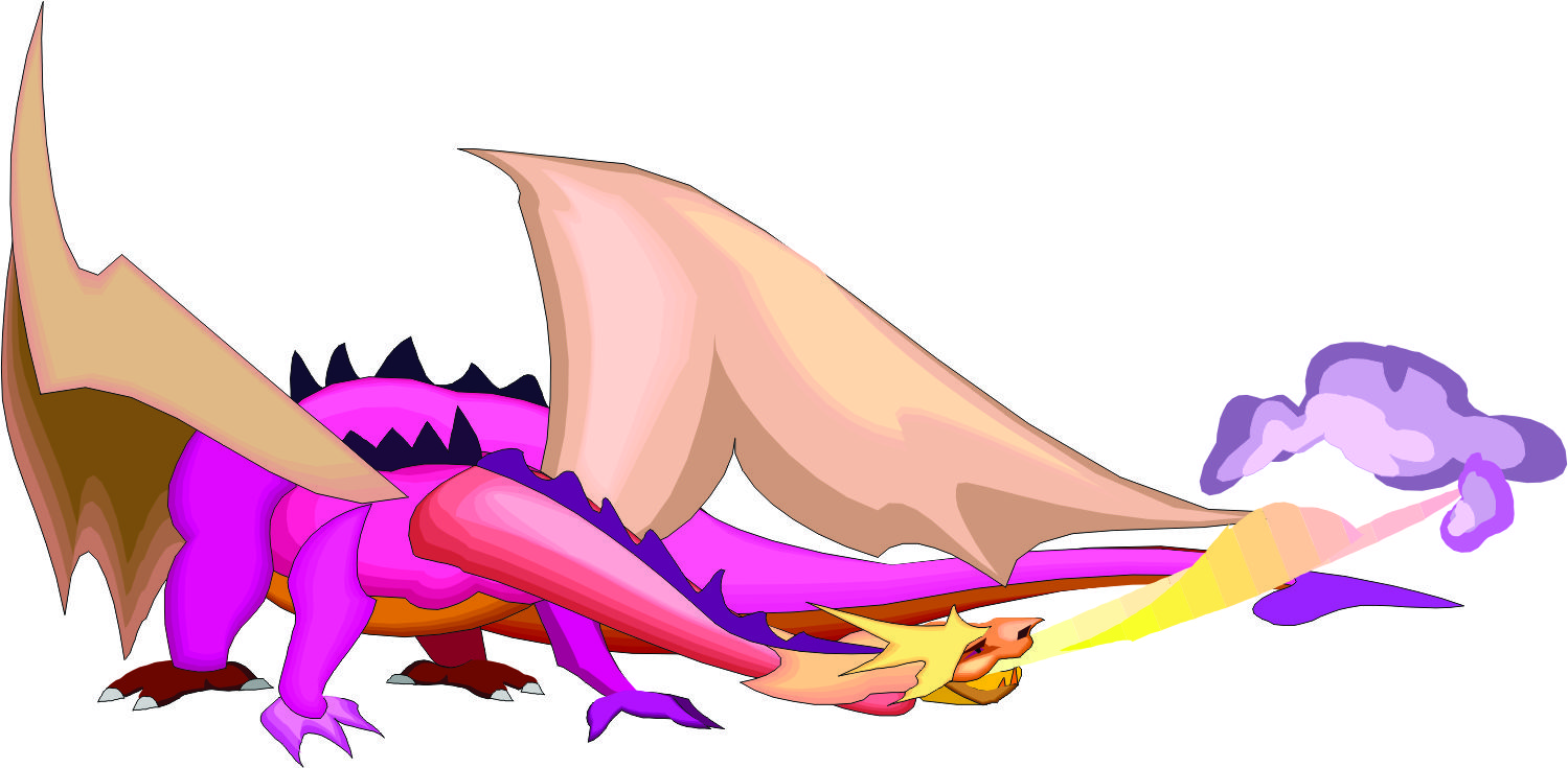 Pictures Of Dragons Breathing Fire - ClipArt Best