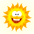 Sunshine emoticon | Free smileys and emoticons