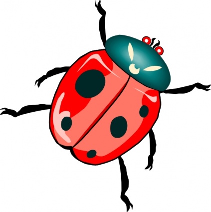 Lady Bug clip art vector, free vectors