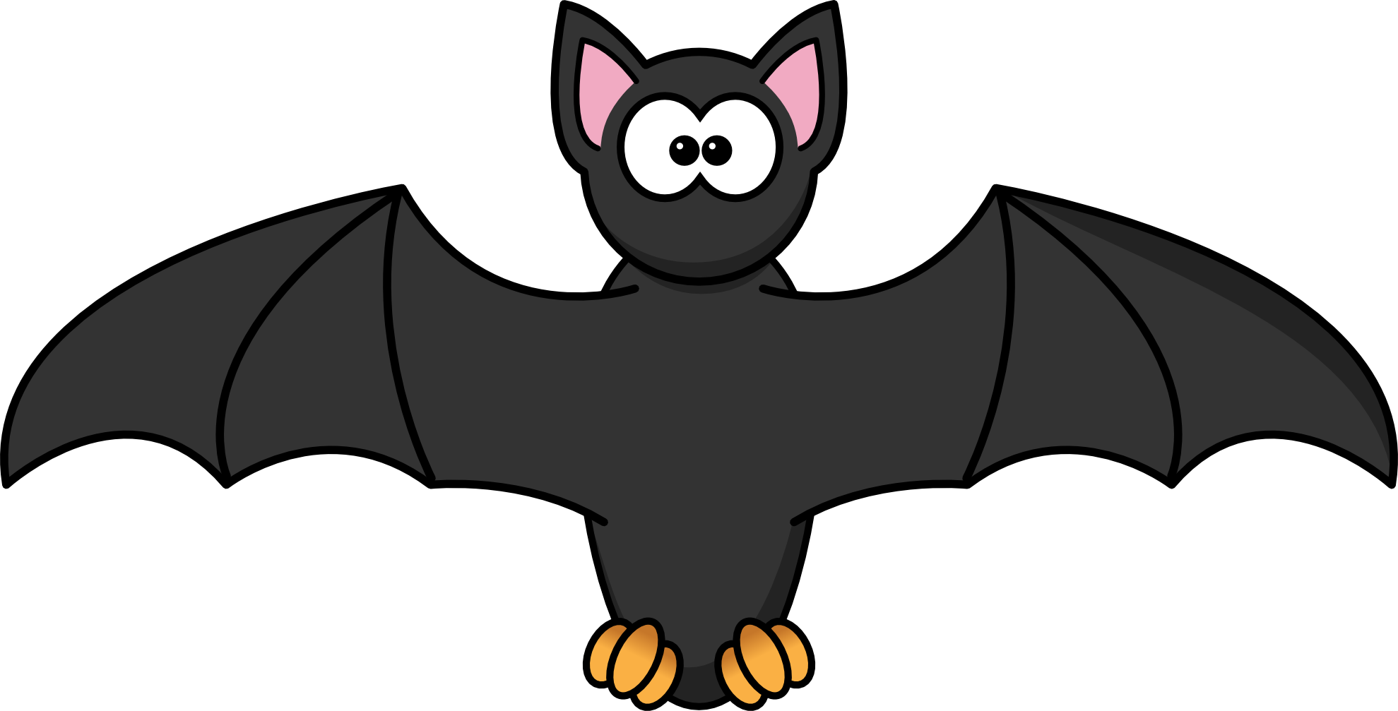 cartoon bat SVG