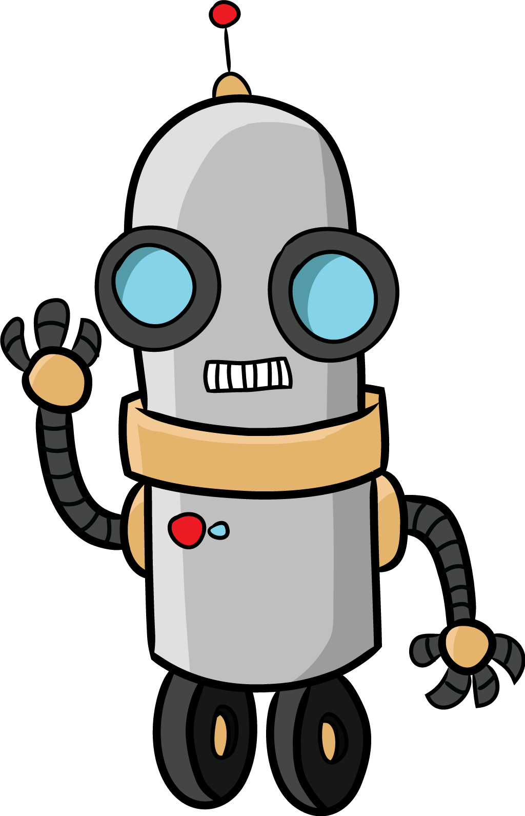 Cartoon robot clipart