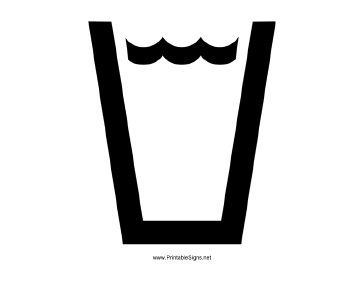 Printable Drinking Water Sign