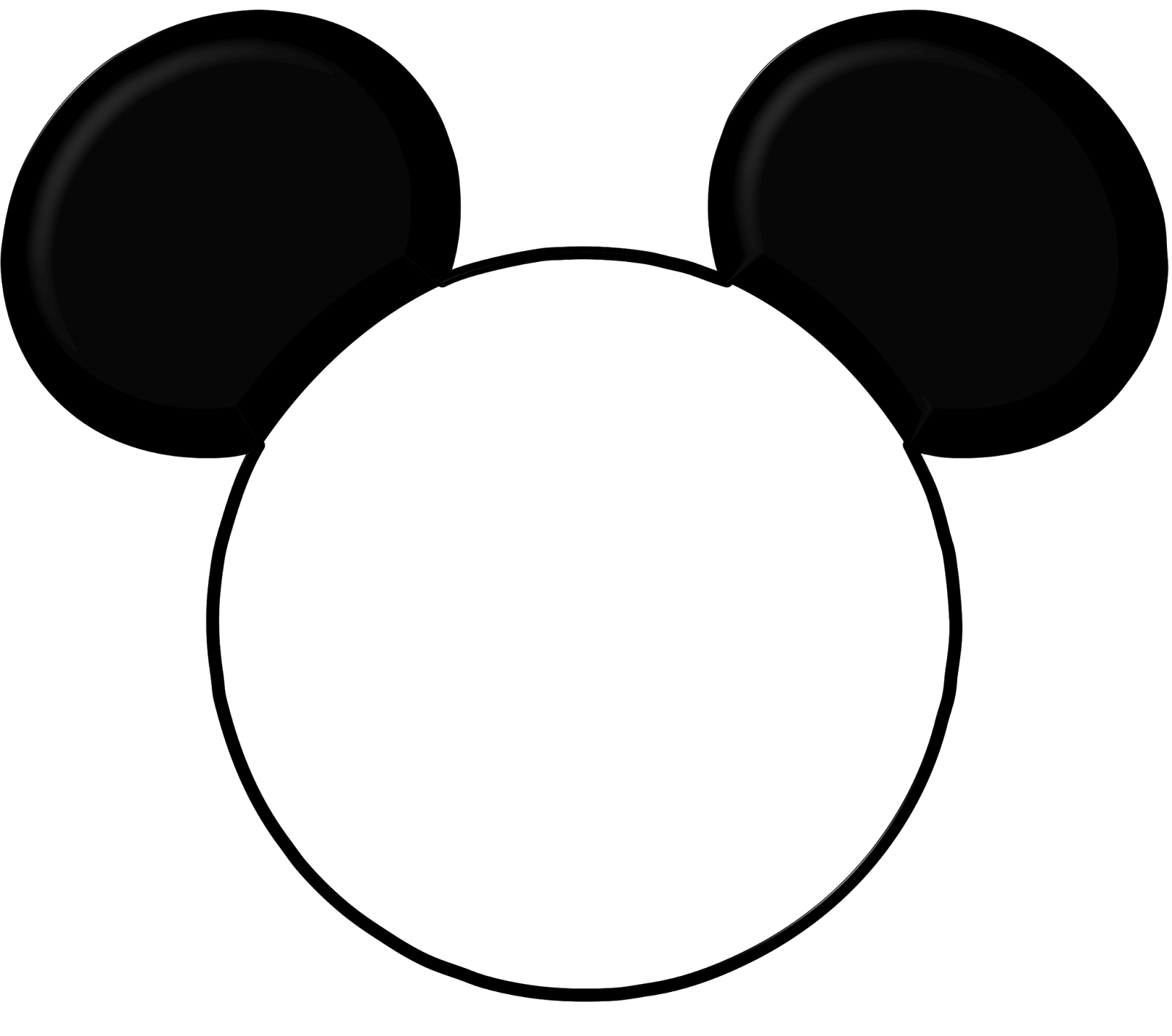 Mickey Mouse Face Template ClipArt Best