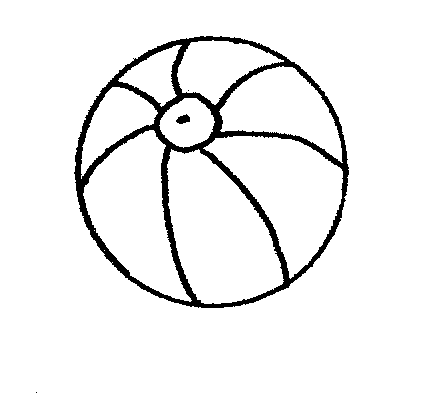 Beach Ball Coloring Pages