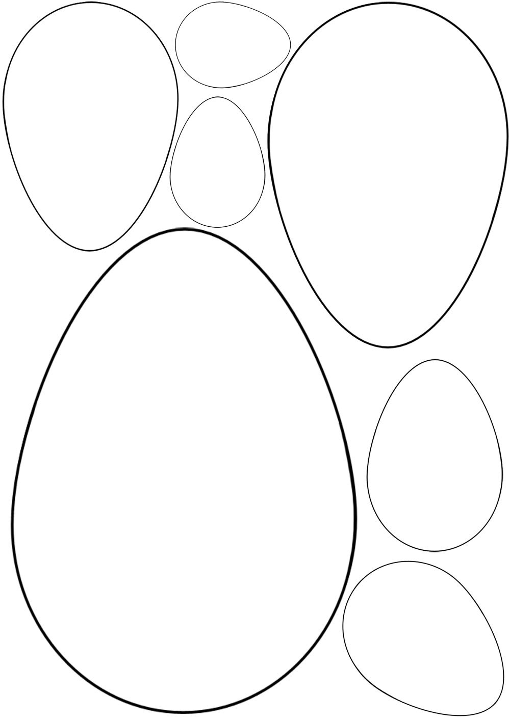 Easter Egg Free Printable Template