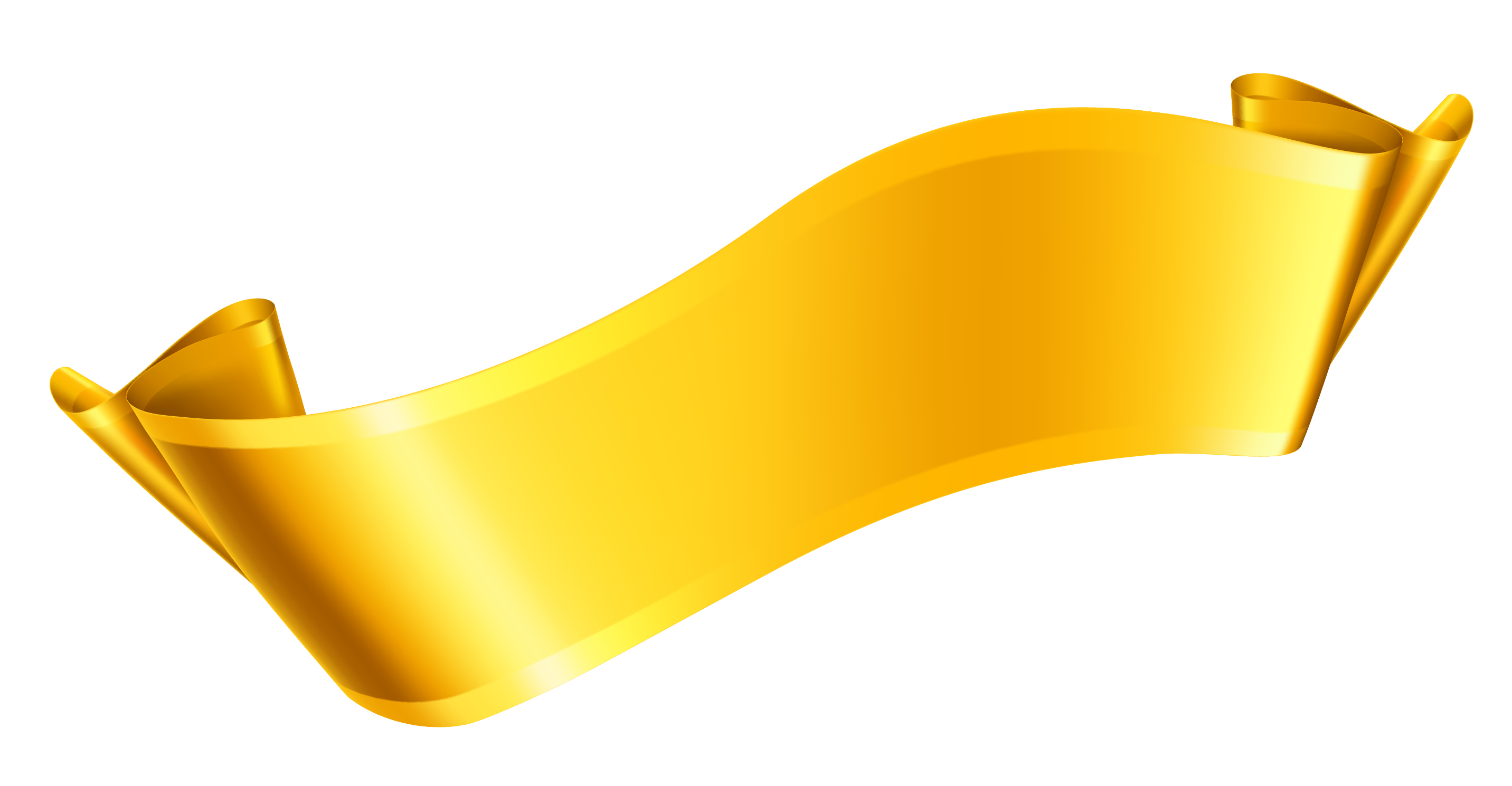 Gold Ribbon Clipart