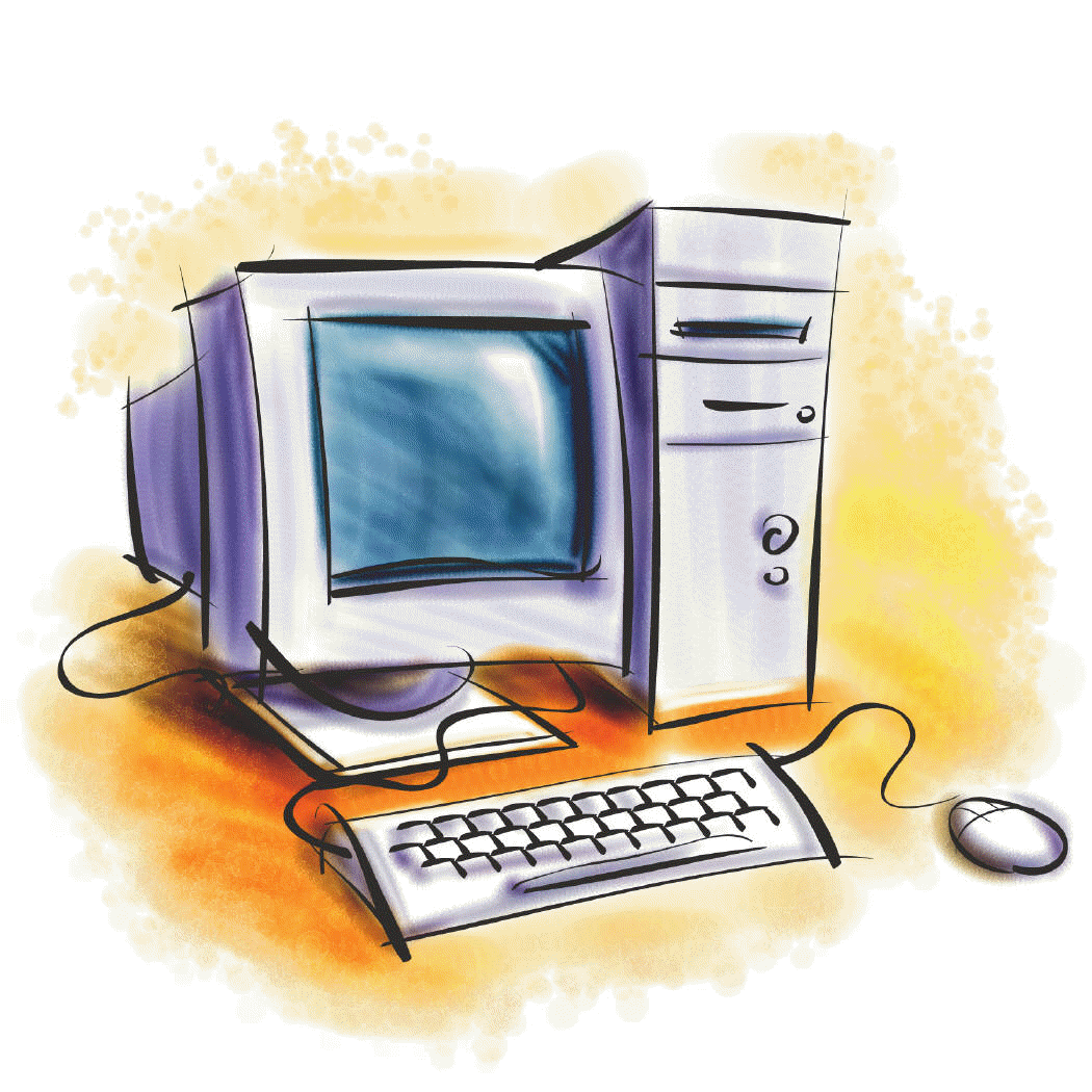 Clipart of a computer