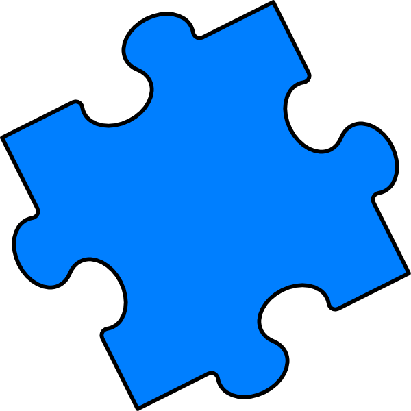 Green puzzle piece clipart no background